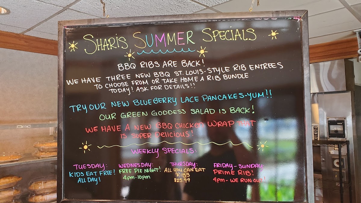 Shari's Cafe and Pies Menu - Image 5